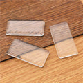 Glass Cabochons and Metal Pendant Trays in Twelve Shapes and Sizes view 7