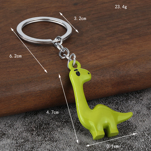 Colorful Cartoon Dinosaur Keychain Bag Charm