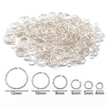 Gold-Tone Twisted Jump Ring Metal Beads with 18 Listed Options view 6