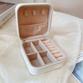 Compact Square Travel Jewelry Case in Three Colors view 8