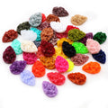 Textured Glitter Teardrop Resin Cabochons in Two Sizes view 3
