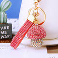 Full Crystal Mushroom Keychains in Fourteen Colors plus Assorted Option view 8