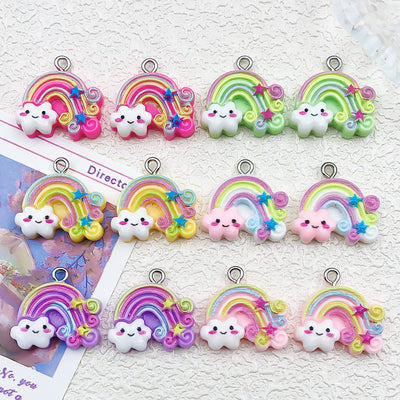 Printed detail graphic for the cake charms