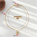 Gold Geometric Pink Flower Resin Adjustable Bracelets 9 Styles view 4