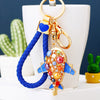 Royal-Blue-Braided-Loop Blue-Beaded-Airp