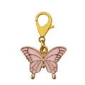 Enamel Butterfly Keychain Gold Lobster Clasp Seven Colors view 11