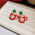 Christmas Tree Stocking Mug and Character Earrings view 6