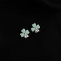 Silver Double Layer Clip-On Earrings Assorted Floral Mix view 7