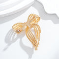 Ribbon Bow Two Designs Metal Brooch Pin for Jackets and Lapels view 3