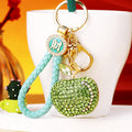 Mixed Jeweled Apple Durian Cranberry Cherry and Mini Fruit Keychains view 11