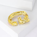 Jeweled Open Letter G Brooch With Colorful Accents view 4