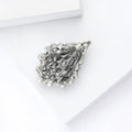 Green Enamel Hedgehog Brooch Silver Tone Black Rhinestones view 4