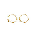 Wire Bow Hoop Earrings in Gold and Silver Tone, Three Styles view 5