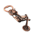 Motorcycle-Shaped Metal Bottle Opener in Four Finishes view 5
