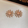 Champagne Daisy Earrings