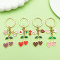 Strawberry and Cherry Charm Keychains in 51 Pictured Variations for Bags and Keys view 4