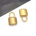 Polished Stainless Steel Heart Lock Key Charm Pendant for Bracelet Necklace DIY