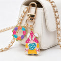 Yellow-Led Easter Bunny Egg Wreath and Carrot Clip Keychain Collection view 4