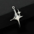 Star Moon Lightning Bolt Charm Pendant Silver-Tone Gold-Tone view 7