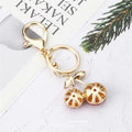 Rhinestone Cherry Keychain Metal Fruit Pendant Bag Charm view 4