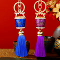 Chinese Fortune Bucket Tassel Keychains in Four Colors plus Assorted view 2