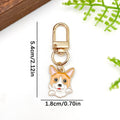 Dog Charm Keychains Featuring Black Dog Across 13 Pictured Variations view 7