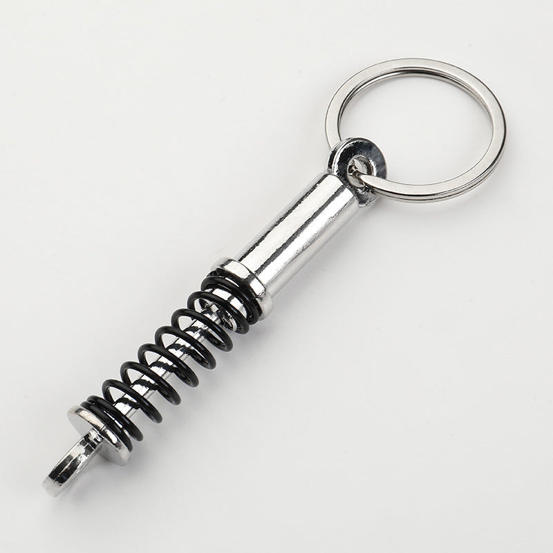 Car Suspension Shock Absorber Zinc Alloy Keychain Pendant