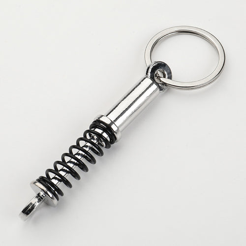 Car Suspension Shock Absorber Zinc Alloy Keychain Pendant