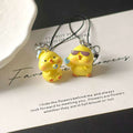 Yellow Chick Figure Phone Strap Charms in Two Designs view 2