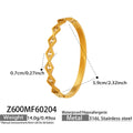 Checkerboard and Crystal Diamond Hinged Bangles in Gold Tone view 9