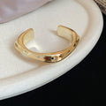 Six Mixed Geometric Metal Open Cuffs In Gold Or Silver Tone view 8
