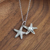 Silver Starfish Pair