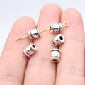 6.2x5.4x5.4mm 0.6g Antique Silver Zinc Alloy Small Hole Spacer Beads for DIY Bracelet Necklace Jewelry