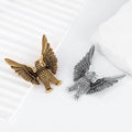 Gold Tone Eagle Two Designs Metal Brooch Pin for Jackets and Lapels view 5