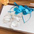 Shell Petal Ribbon Earrings in Polished Statement Design view 2