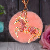 Pink-Horse Korean-Pink-Pompom