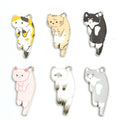 Printed Silver Gold Cat Alloy Charms in 14 Styles for Jewelry Crafts view 3