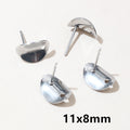 Geometric Stud Earring Components in Fourteen Designs view 7