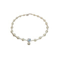 Pearl Square Cabochon Necklace Bracelet Ring Pieces view 5