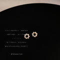 Mini CZ Heart Butterfly Pearl Ginkgo Stud Drop Earrings view 5