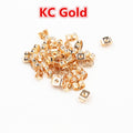 Square Metal Butterfly Earring Backs in Fourteen Options view 9
