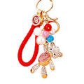 Balloon Bear Keychains in Blue Pink and Assorted Color Options view 5