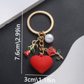 Thirty-Two-Style Heart Rose Butterfly and Valentine Keychain Collection view 12