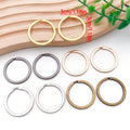 Metallic Key Ring Metal Charms with 10 Listed Options view 2