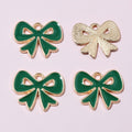 Enamel Bow Charms in Seven Bright Color Options for Jewelry Making view 11