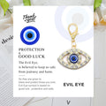 Rhinestone Evil Eye Charm with Protection Good Luck Card view 8