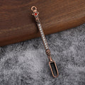 Metal Skull Scoop Charm With Clear Stone Accents In Five Colors view 6