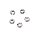 Smooth Rondelle Spacer Beads in Four Metal Finishes view 3