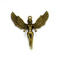 55x50mm Vintage Angel Alloy Pendant for Necklace or Sweater Chain