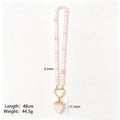Strawberry Pendant Bead Necklace With Gold Tone Hardware view 6